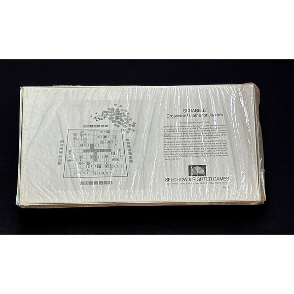 Vintage 1975 Scrabble Crossword Board Game‎ for Juniors Fourth Edition A NIB - Picture 2 of 3